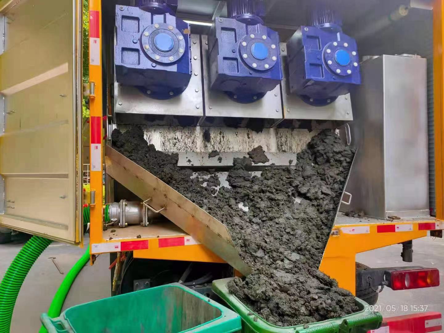 青龙化粪池清掏城市维护站-泥浆净化干湿分离处理